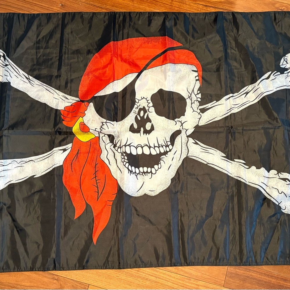 Pirate Skull and Crossbones Flag